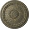 Ekena Millwork Brunswick Ceiling Medallion (Fits Canopies up to 4 1/2"), 27"OD x 2 1/2"P, Witch Hazel Crackle CM27BRWHC - alternate 1